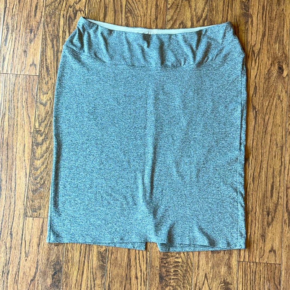 Women’s J. Jill skirt stretchy midi pencil Marled casual business boho XL slit
